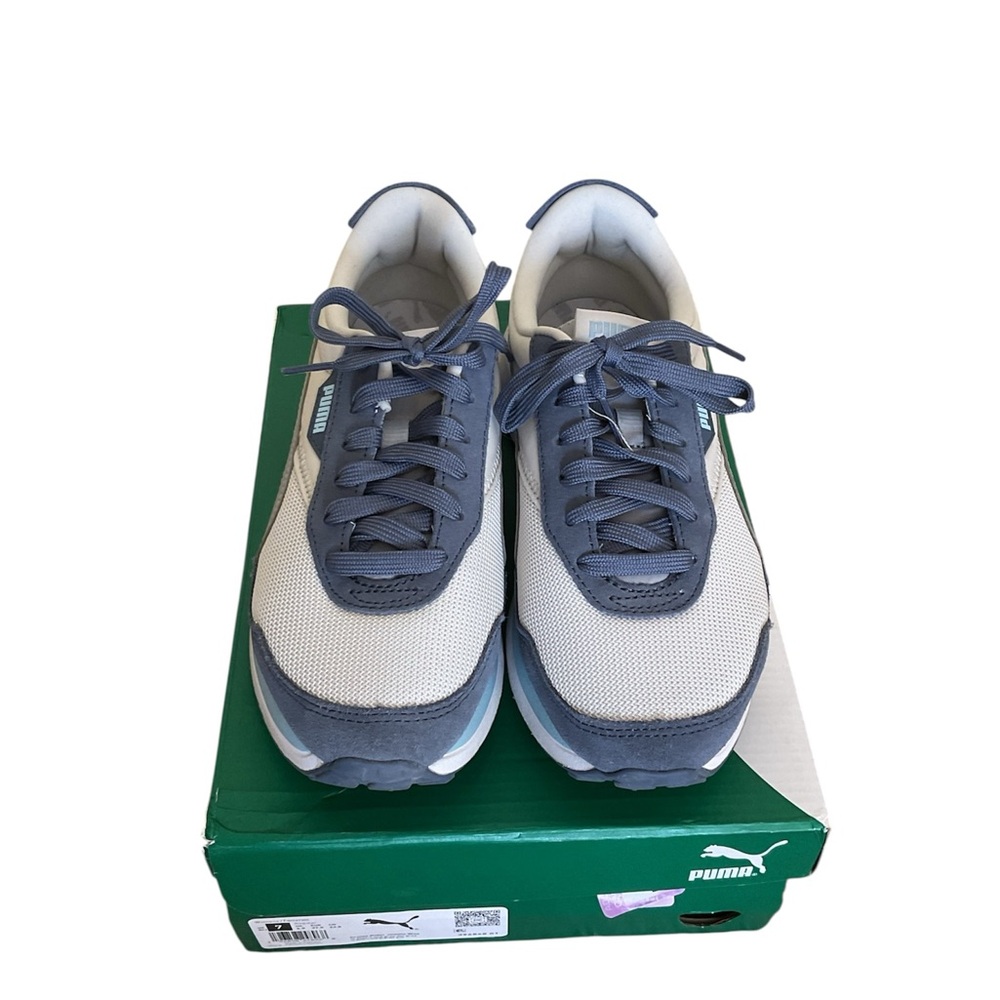 Puma Dual-Tone Blue Athletic Shoes